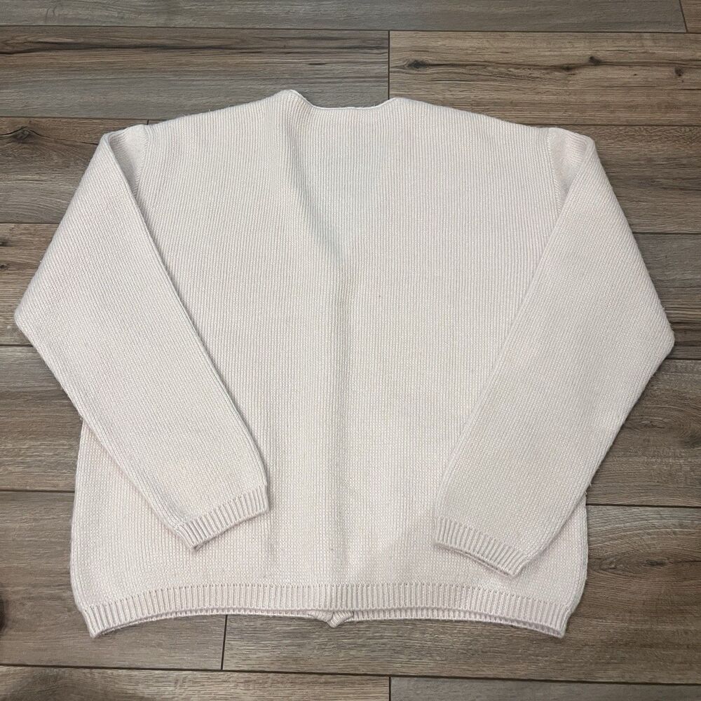 ANINE BING Light Pink Knit Oversized Button Up Cardigan Sweater Women's M-L - Picture 7 of 7